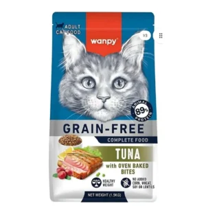 Wanpy Grain Free Super Premium Dry Cat Food Adult Tuna 1.5KG