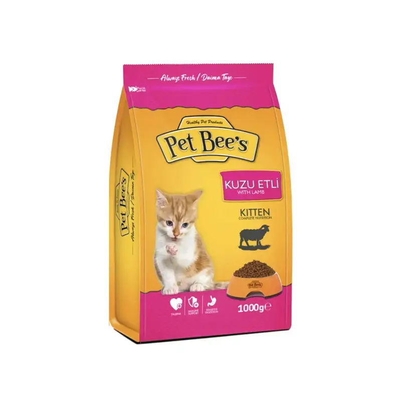 Pet Bee's Kitten Dry Cat Food with Lamb 1KG