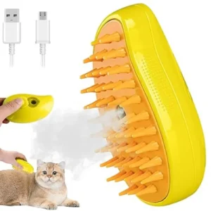 3in1 Mango Shape Electric Pet Steam Spa Brush