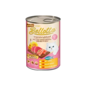 Bellotta Can Real Tuna Topping Crab Meat in Jelly 400gm