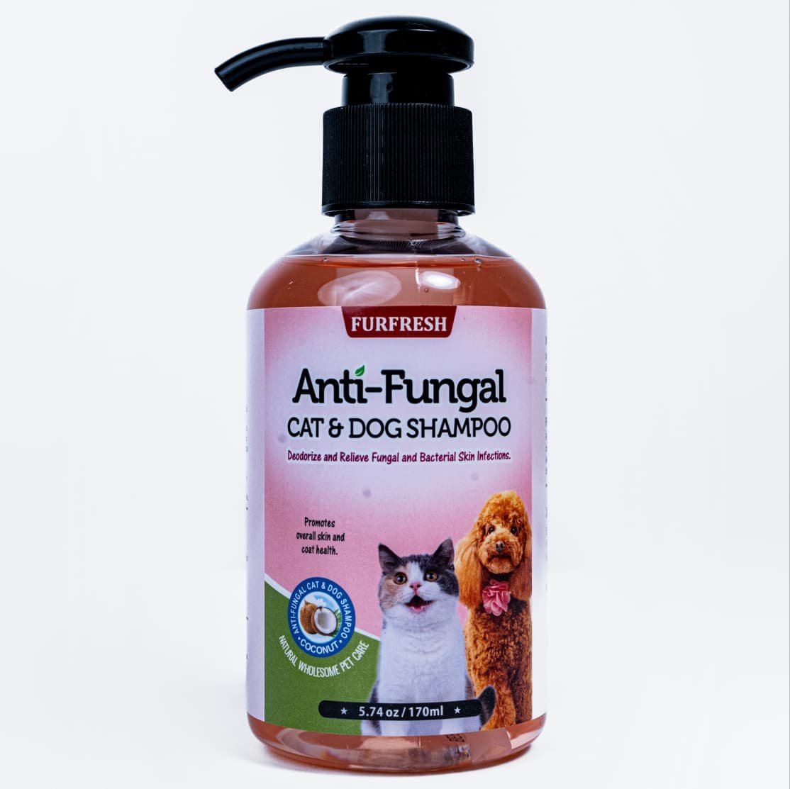 Furfresh Anti-Fungal Cat & Dog Shampoo 170ml