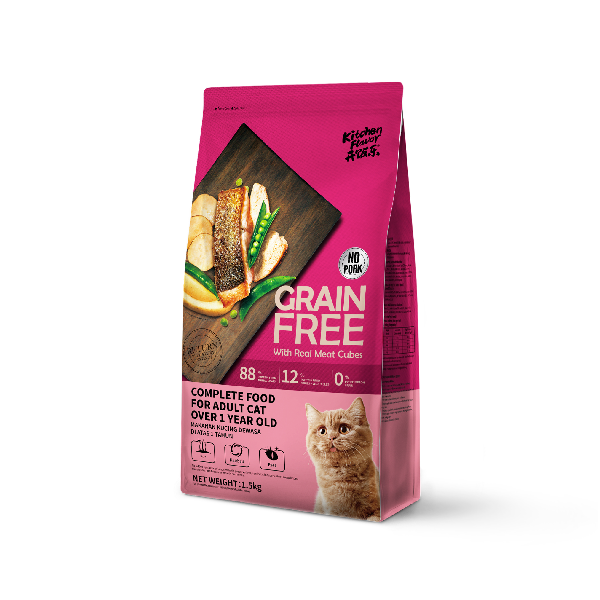 Kitchen Flavour Grain Free Dry Cat Food Adult Cat 400gm