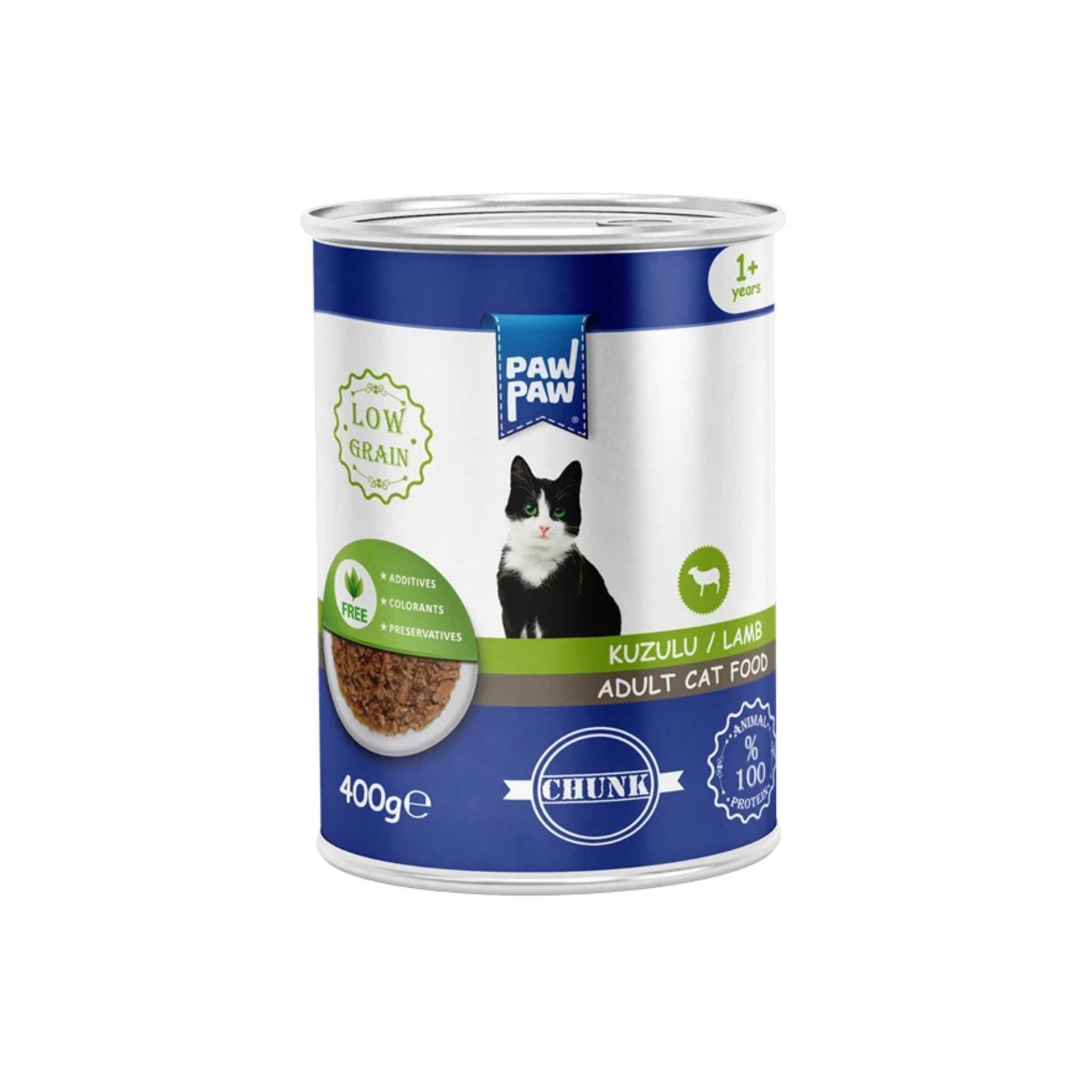 PawPaw Canned Cat Food Lamb 400g