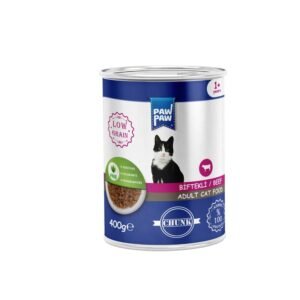PawPaw Canned Cat Food Beef 400g