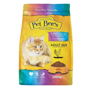 Pet Bee's Adult Dry Cat Food with Chicken Colour Free 1KG