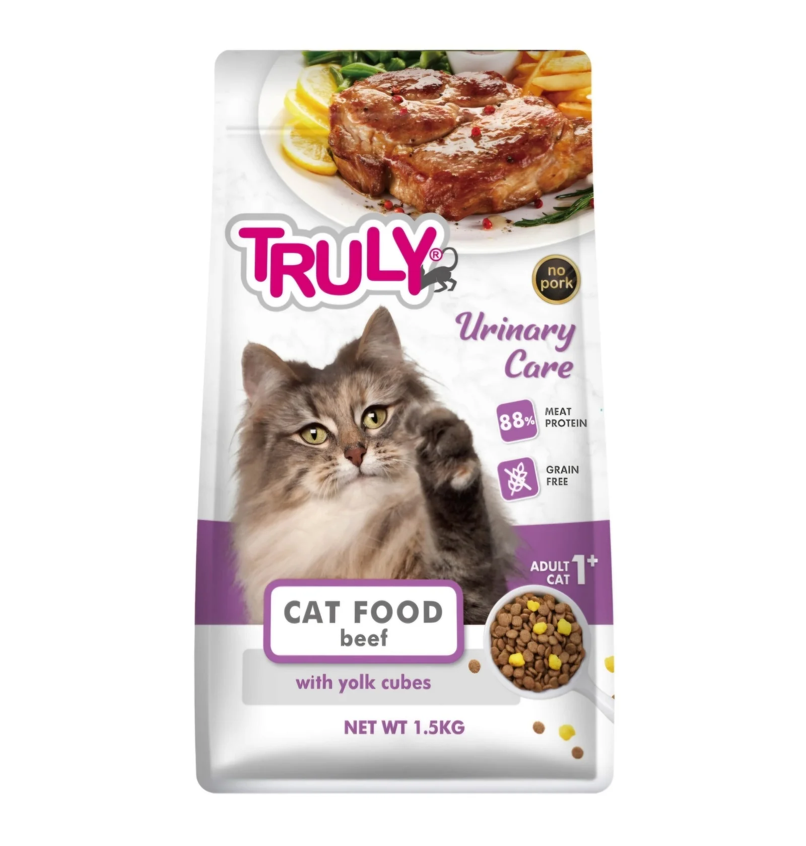 Truly Grain Free Super Premium Dry Cat Food Urinary Care Beef 1.5KG