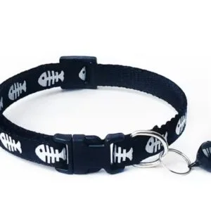 Fishprint collar for cat