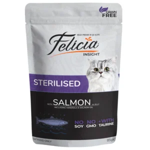 Felicia Grain Free Super Premium Pouch Adult Salmon 85gm