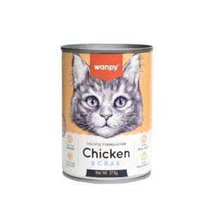 Wanpy Chicken & Crab Wet Cat Food 375g