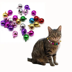 Colorful Cat Collar Bells – Multi-Color Metal Bells for Pets (Pack of 7pcs)