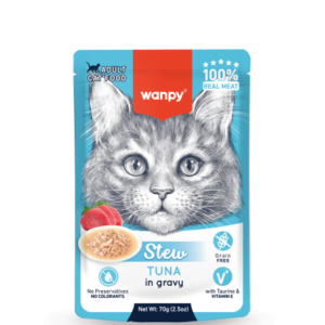 Wanpy Stew in Gravy Pouch Adult Tuna 70gm