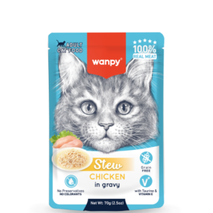 Wanpy Stew in Gravy Pouch Adult Chicken 70gm
