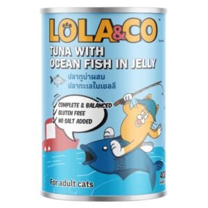 Lola & Co Can Tuna with Ocean Fish in Jelly 400gm