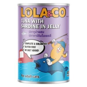 Lola & Co Can Tuna with Sardine in Jelly 400gm