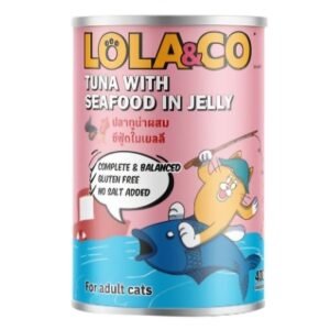 Lola & Co Can Tuna with Seafood in Jelly 400gm
