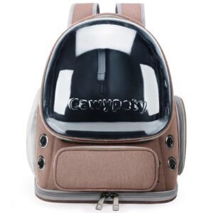 Cat Carrier, Cat Backpack Carrier, Large Bubble Backpack for Under 15 lbs