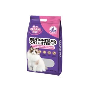 Clean Pet Bentonite Cat Litter lavender 5L