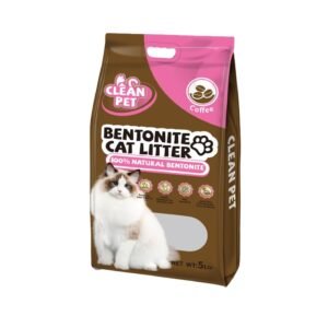 Clean Pet Bentonite Cat Litter coffee 10L