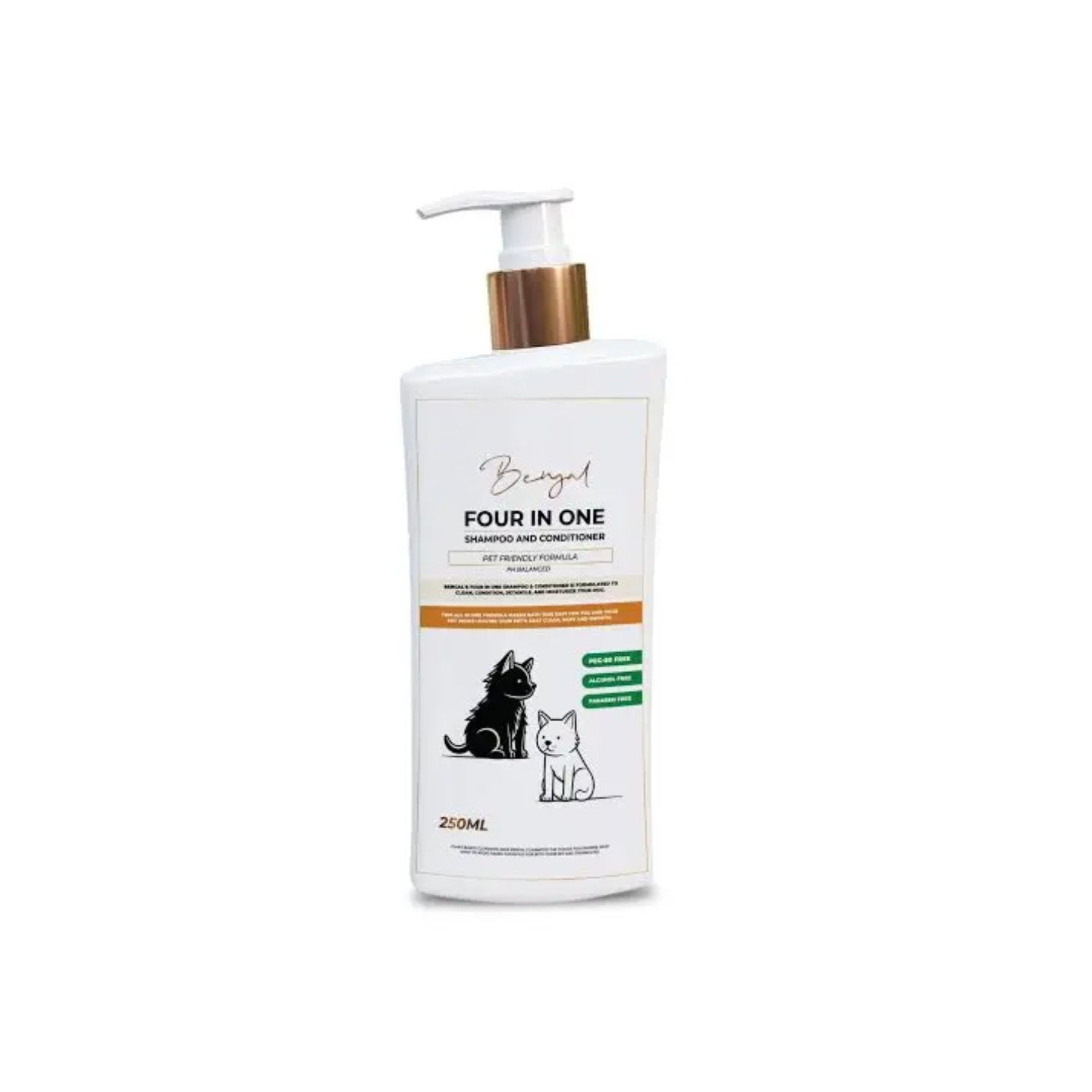 Bengal Four in One Shampoo & Conditioner for cat
