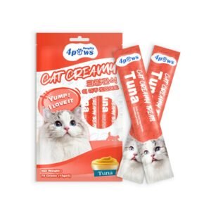 Naughty 4Paws Cat Creamy Treat Tuna (5×15g)