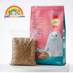 Smar Heart. Chicken & Tuna Cat Dry Food - Repacked/ 1KG