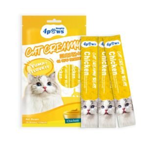 Naughty 4Paws Cat Creamy Treat Chicken (5×15g)