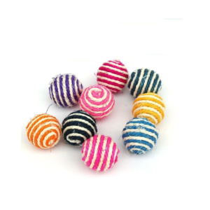 1pc Sisal Cat Toy Ball