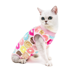 Cute Casual Cotton Pet Cat Dog Shirts Puppy Vest Pants Clothes