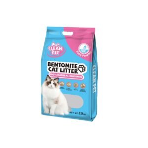 Clean Pet Bentonite Cat Litter Baby Powder 10L