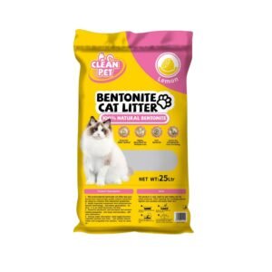 Clean Pet Bentonite Cat Litter Lemon 25L