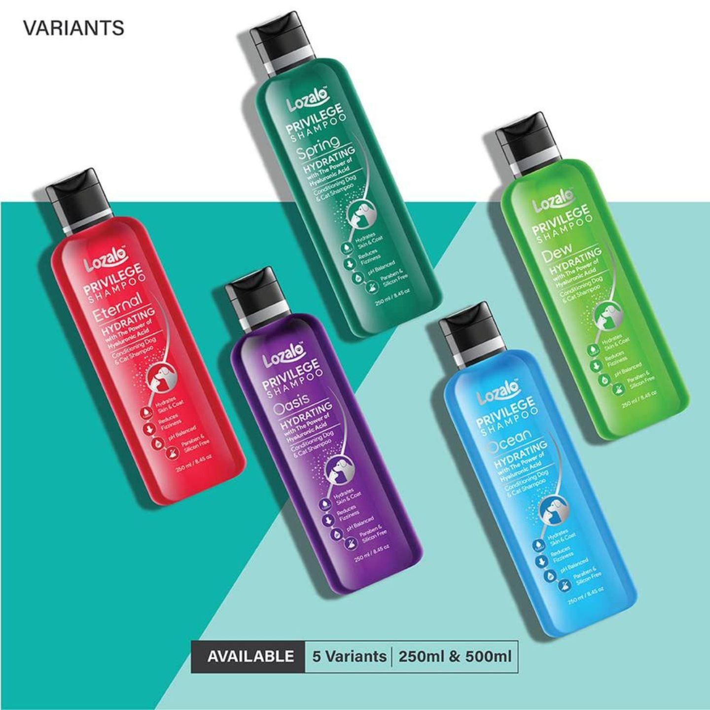 Lozalo Floral Privilege Shampoo Spring Cat And Dog Shampoo 250ml