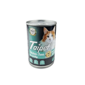 Taipet Can Cat Food Chicken and Tuna in Jelly 400g