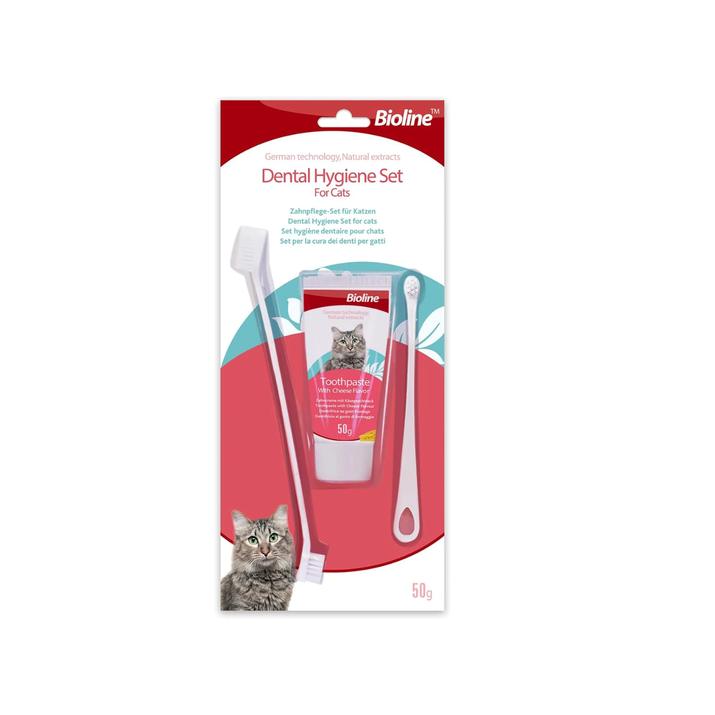 Bioline Dental Hygiene Set for Cats