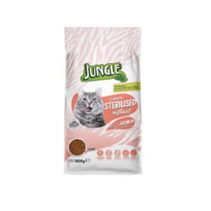 Jungle Salmon Flavored Sterilized Adult Cat Food 1.5kg