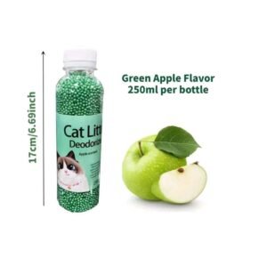 Cat Litter Deodorizer Beads – 250ml Apple