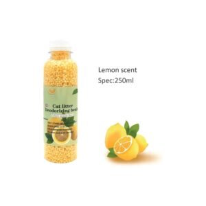 Cat Litter Deodorizer Beads – 250ml Lemon