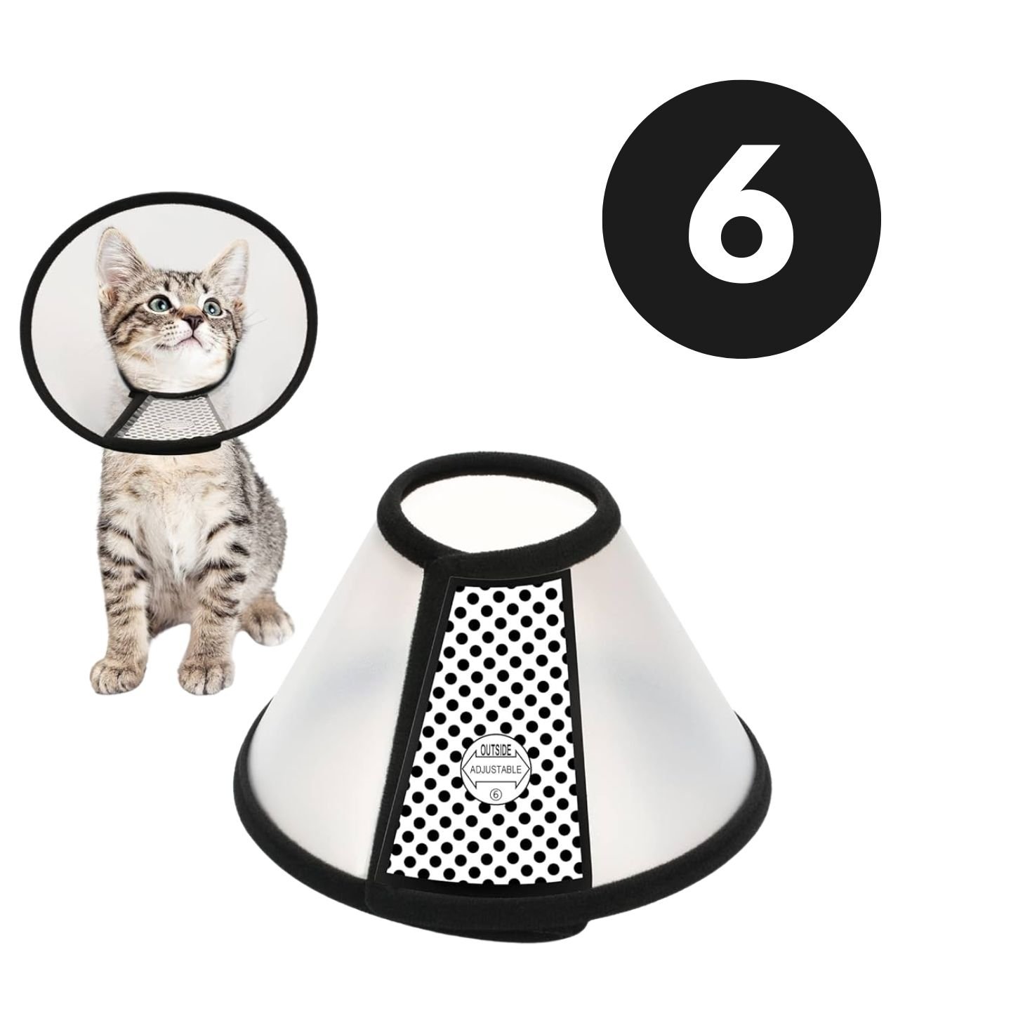 E-collar for Cats Size 6