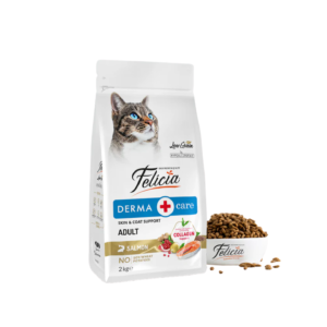 Felicia Low Grain Derma Care Adult Salmon dry cat food 2kg