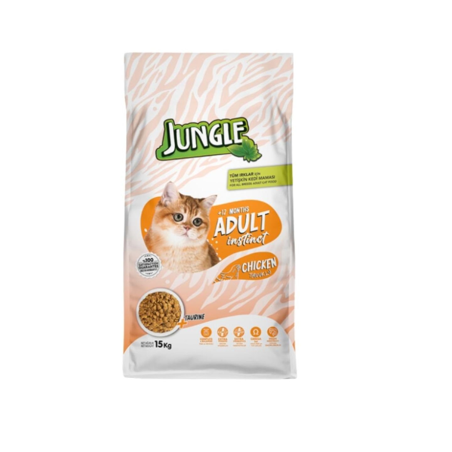 Jungle Chicken Adult Cat Food 15kg
