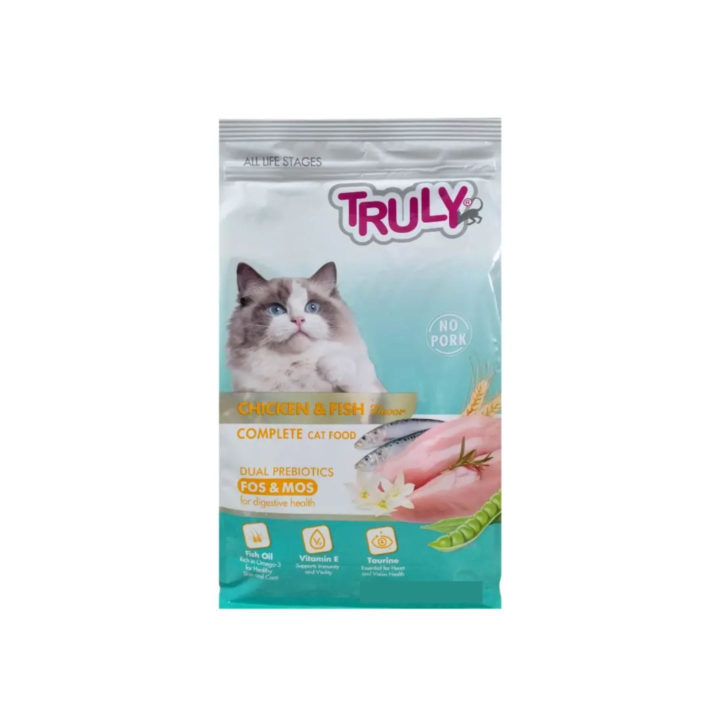 Truly Grain Free Dry Cat Food Adult Chicken & Fish 3kg