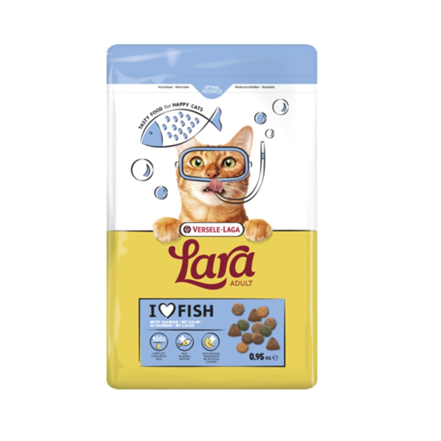Lara Dry Cat Food Adult Fish 7KG