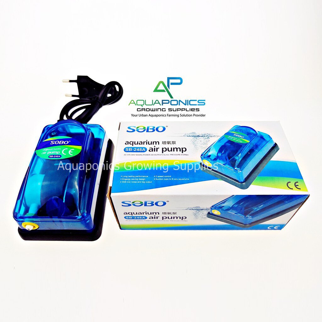 SOBO AquariumAir Pump SB-248A Single | 1 piece