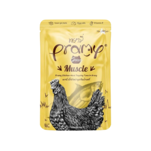 Pramy Muscle Chicken Meat Topping Tuna in Gravy  (70g)