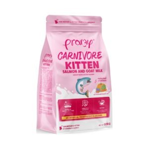 Pramy Carnivore Kitten Dry Cat Food with Salmon & Goat Milk (1kg)